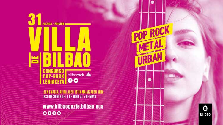 Conciertos Concurso Pop Rock Villa Bilbao 2019